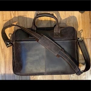 Polare Italian Leather Briefcase 15.6inch
